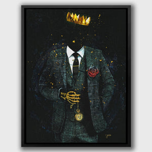 Timeless Skeleton King - Luxury Wall Art