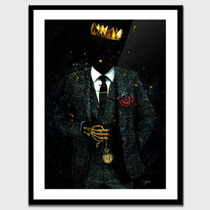 Timeless Skeleton King Semi - gloss Print - Luxury Wall Art