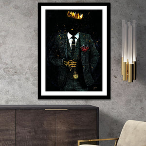 Timeless Skeleton King Semi - gloss Print - Luxury Wall Art
