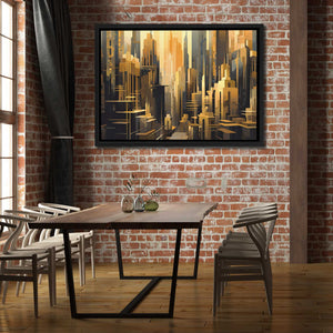 Towers of Gold - Luxury Wall Art