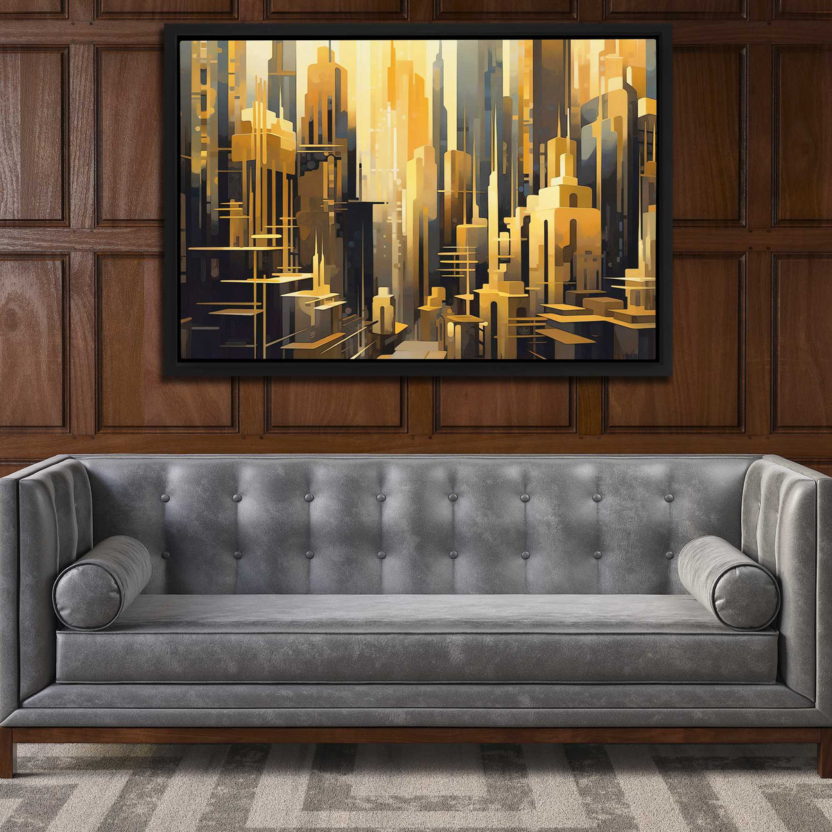 Towers of Gold - Luxury Wall Art