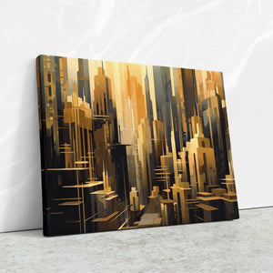 Towers of Gold - Luxury Wall Art