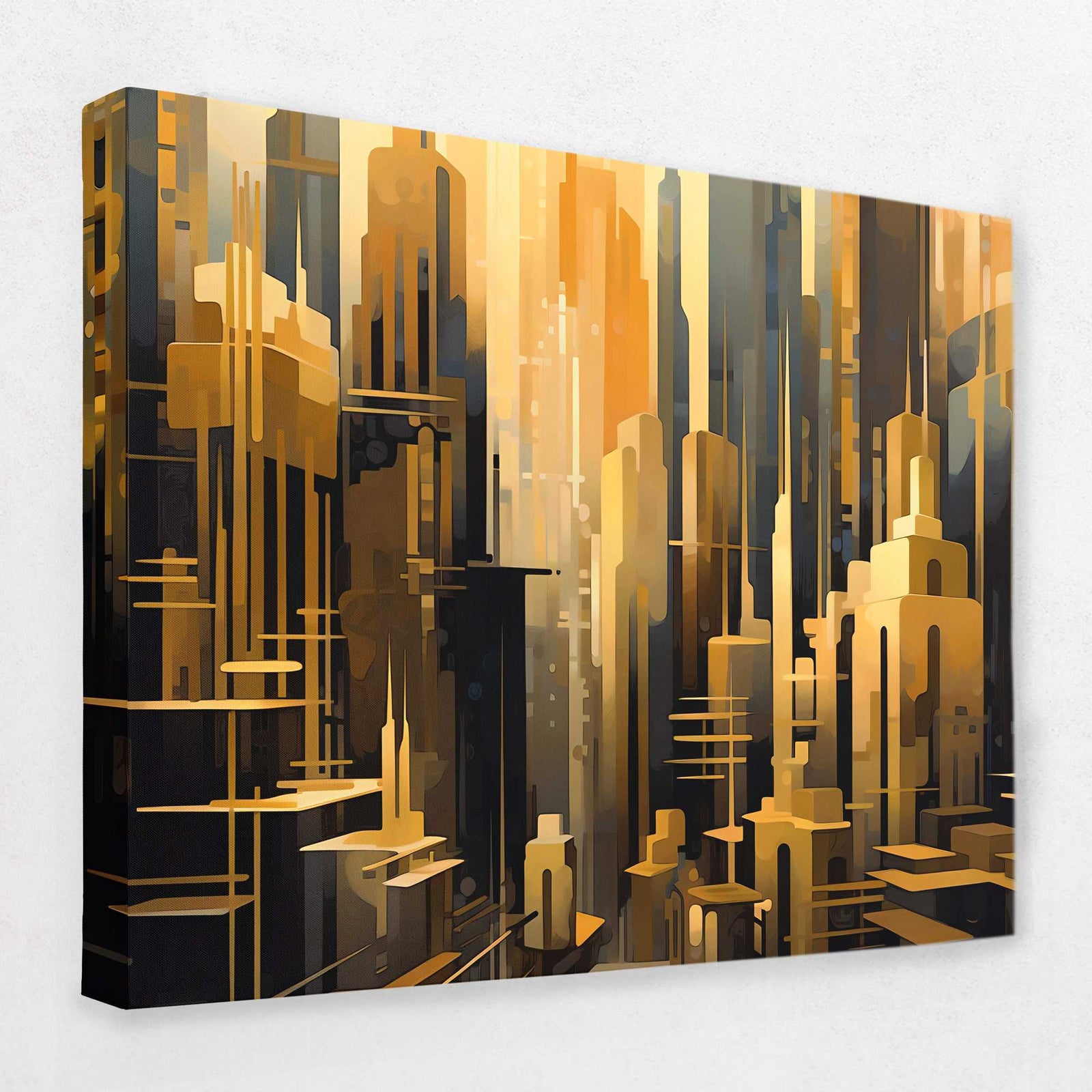 Towers of Gold - Luxury Wall Art