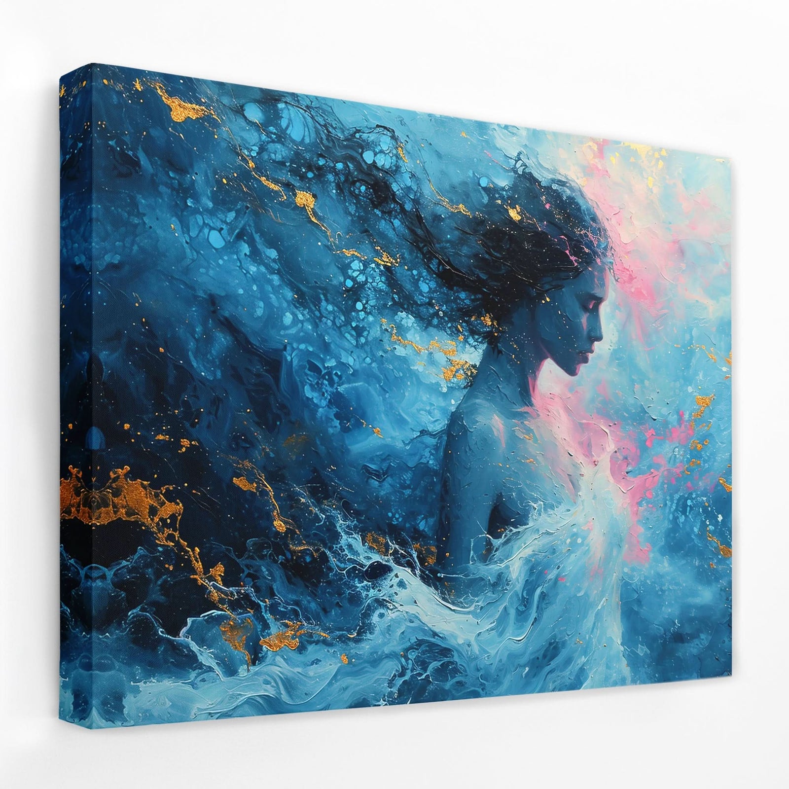 Tranquil Enlightenment - Female Canvas Wall Art