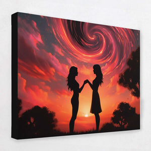 Tranquil Pink Sky - Luxury Wall Art