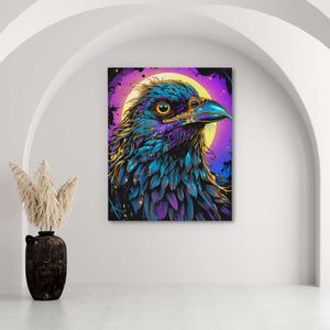 Trippy Raven - Luxury Wall Art