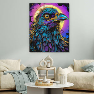 Trippy Raven - Luxury Wall Art