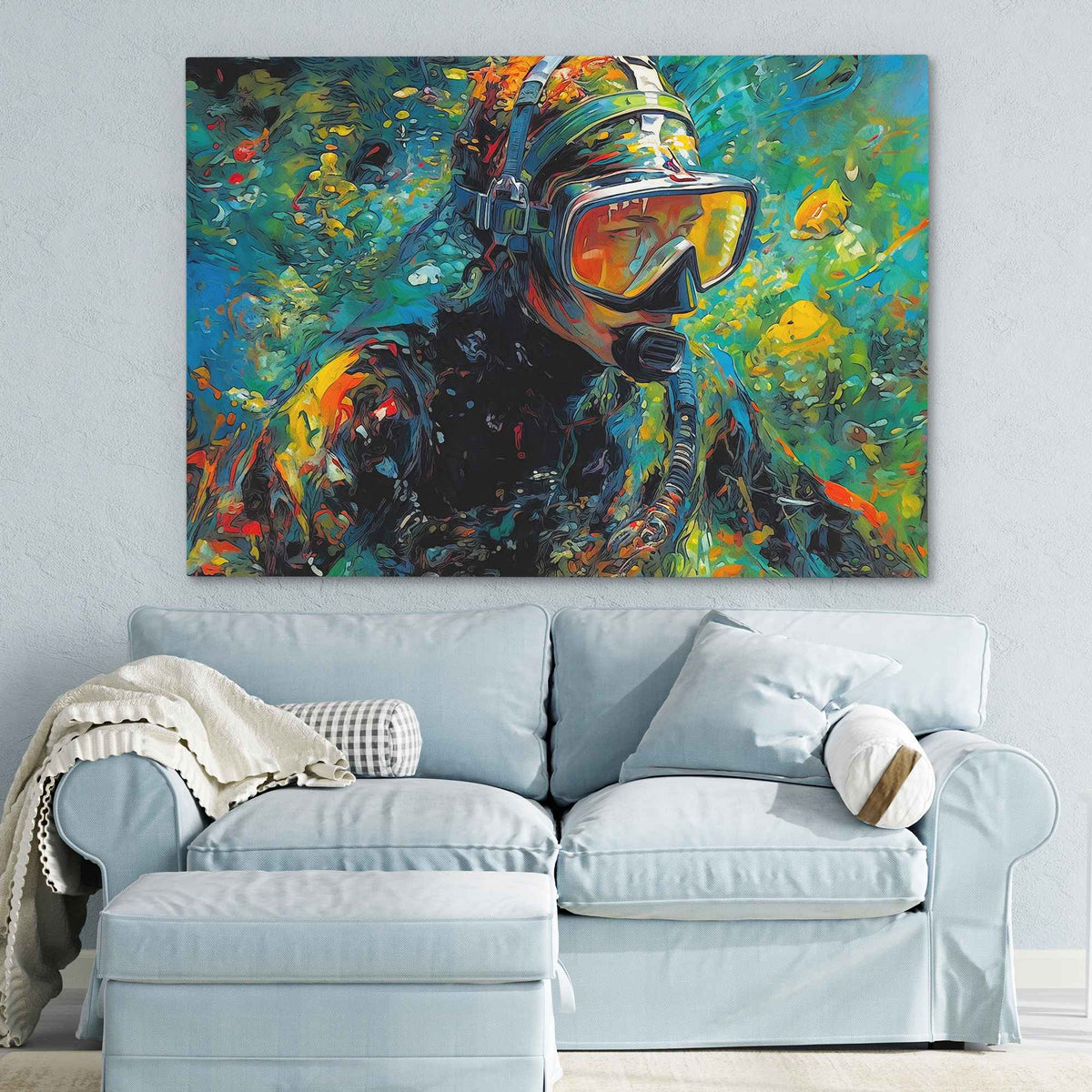 Tropical Diving - Luxury Wall Art