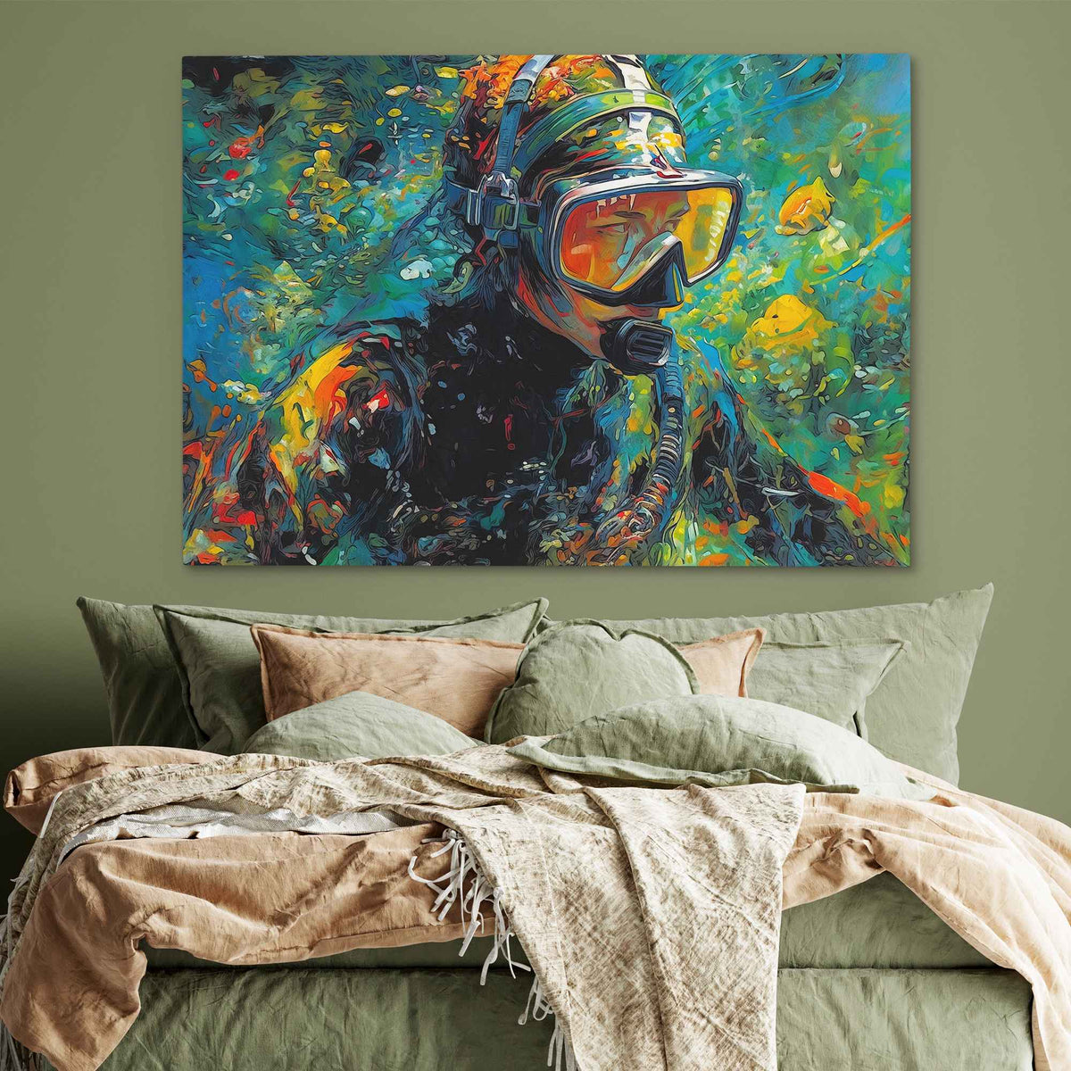 Tropical Diving - Luxury Wall Art
