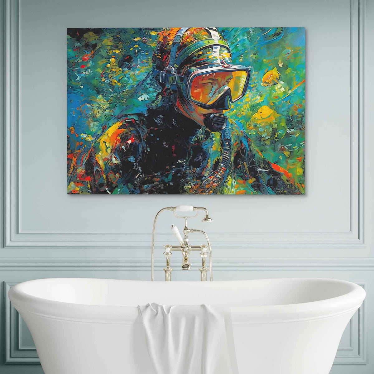 Tropical Diving - Luxury Wall Art