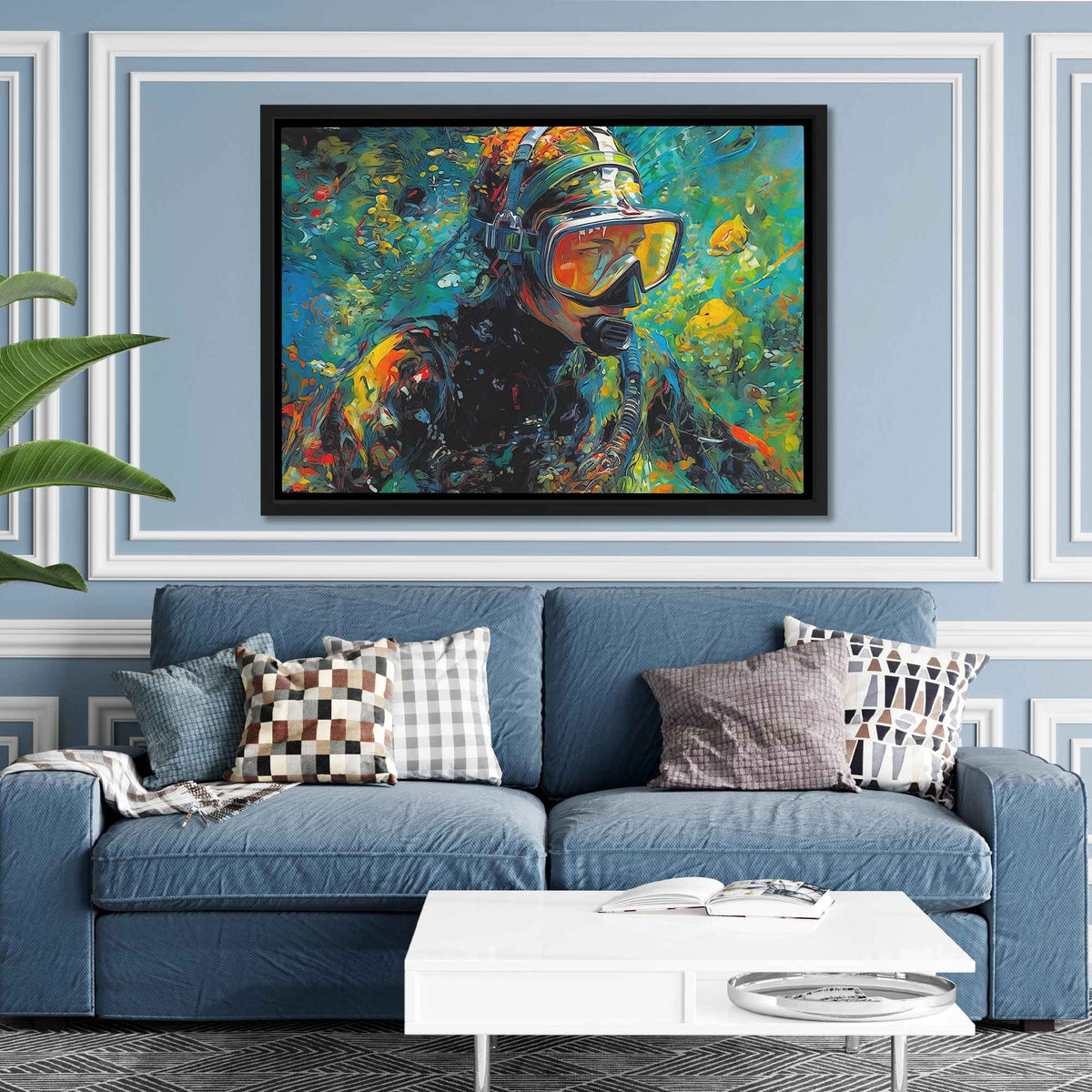 Tropical Diving - Luxury Wall Art