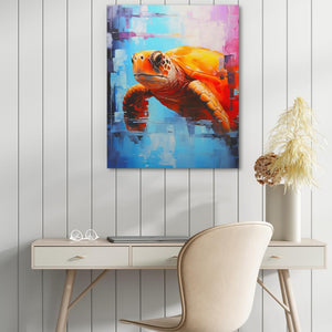 Turtle of the Sea - Luxury Wall Art