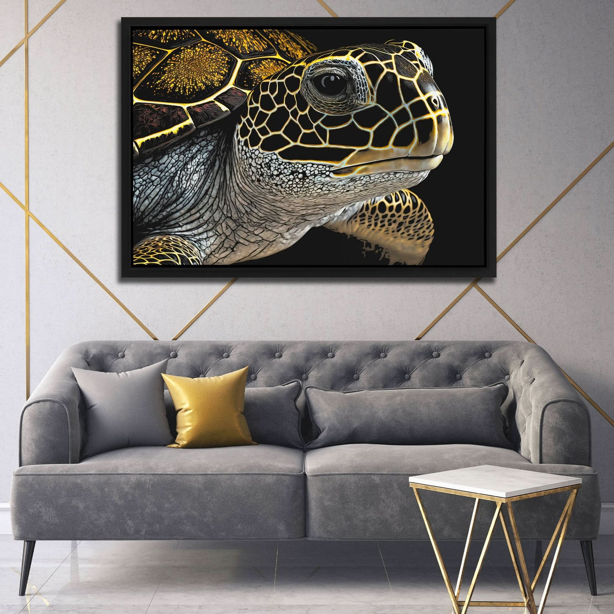 Turtle's Journey - Luxury Wall Art