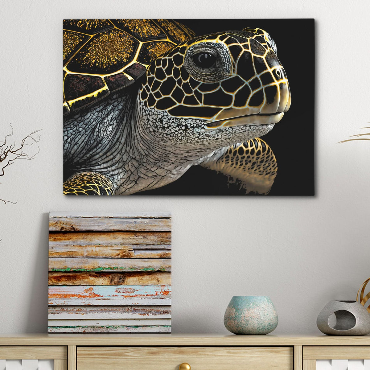 Turtle's Journey - Luxury Wall Art