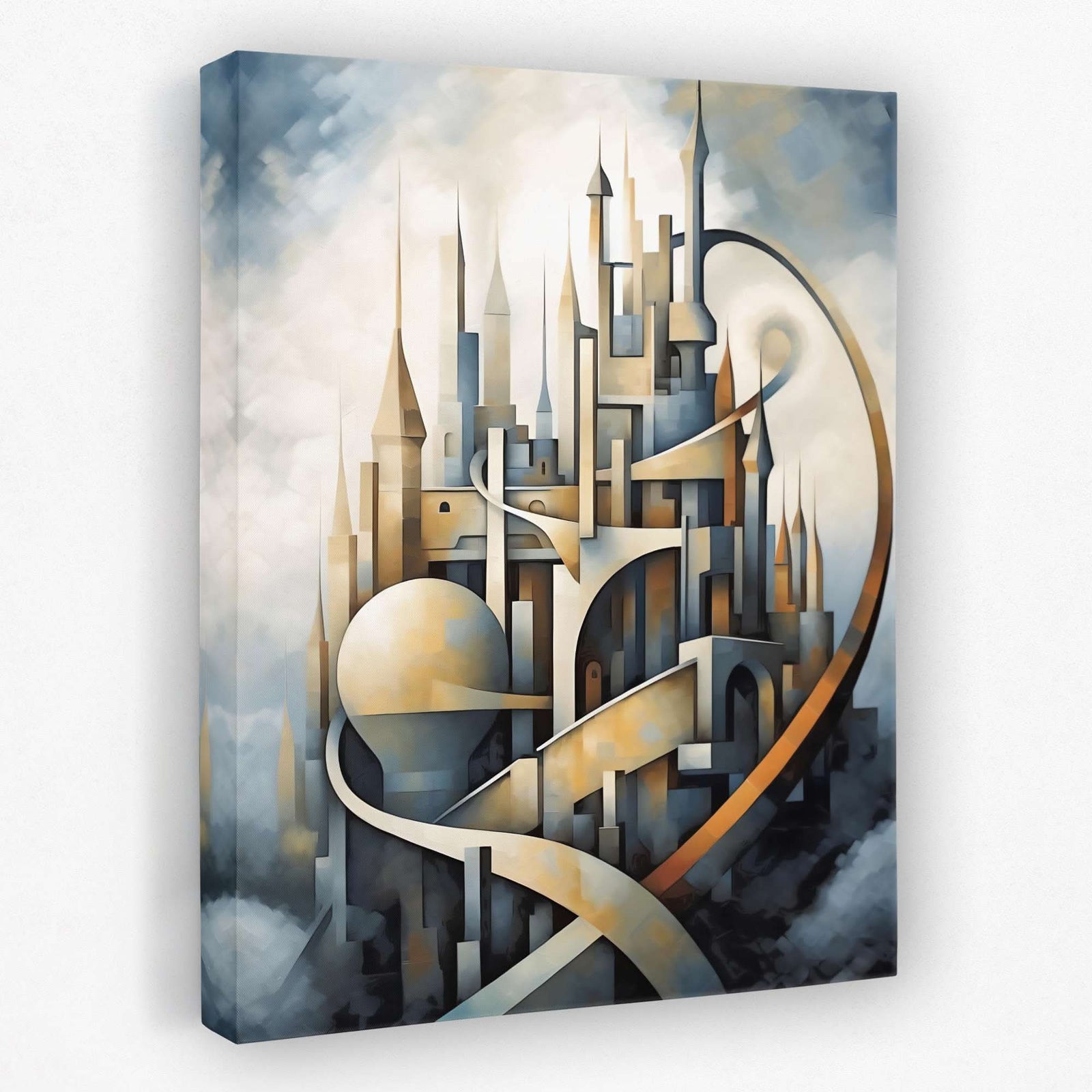 Twisted Castle - Castle Canvas Wall Art