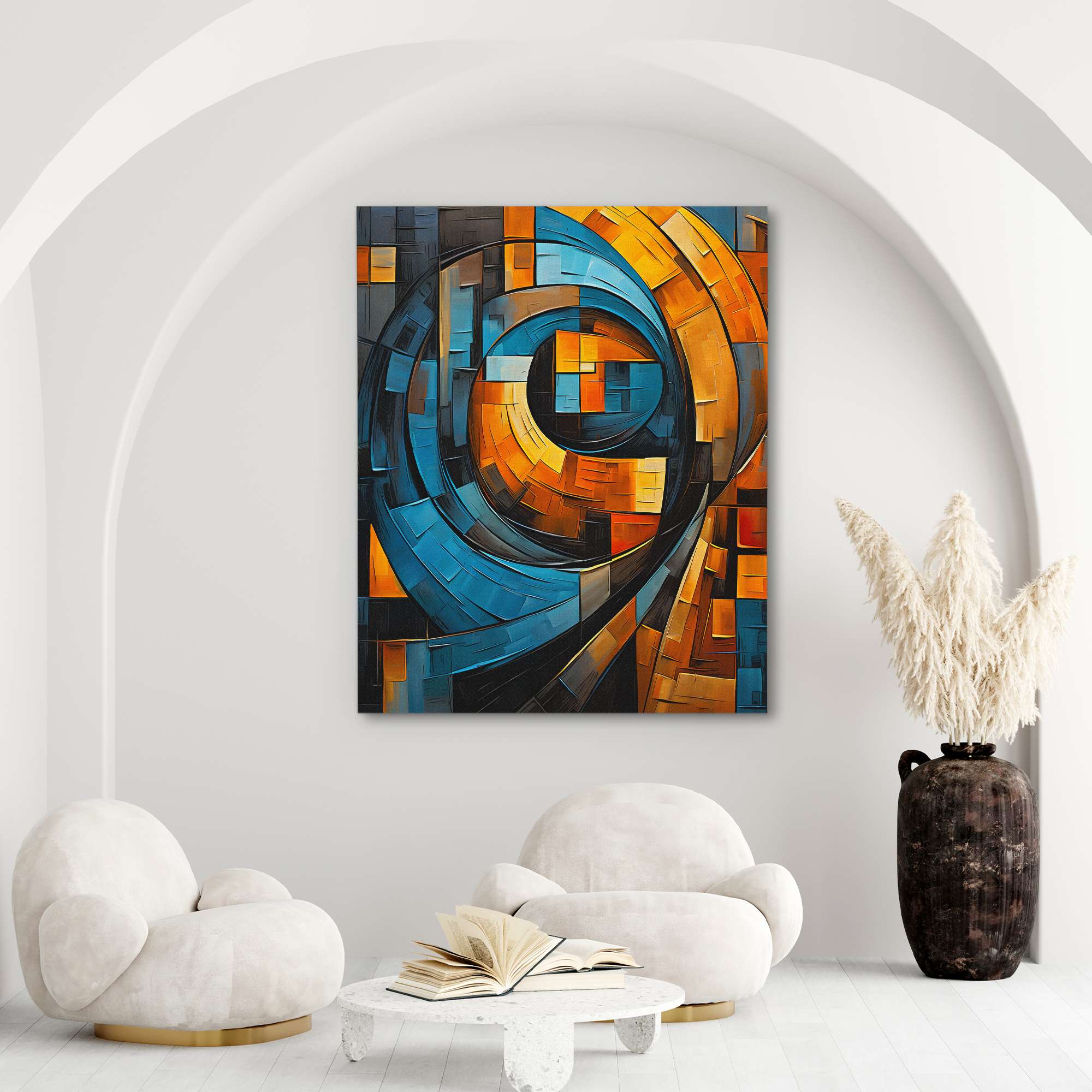 Twisted Gold - Luxury Wall Art