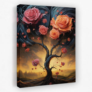 Twisted Roses - Luxury Wall Art