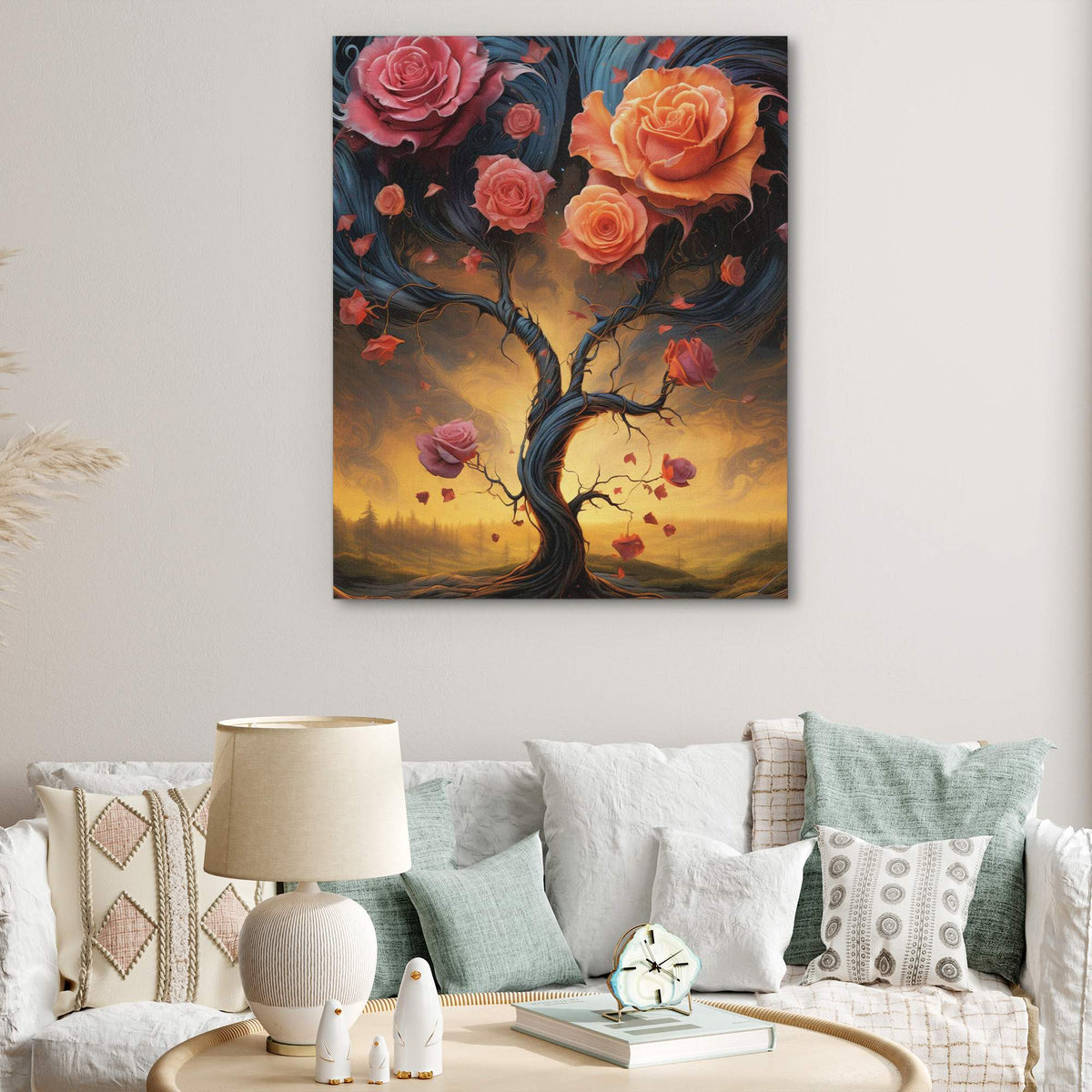 Twisted Roses - Luxury Wall Art