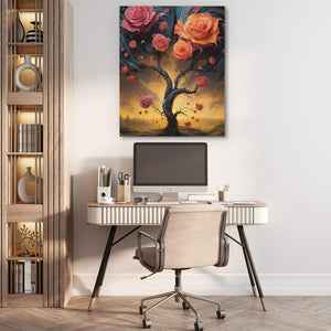 Twisted Roses - Luxury Wall Art