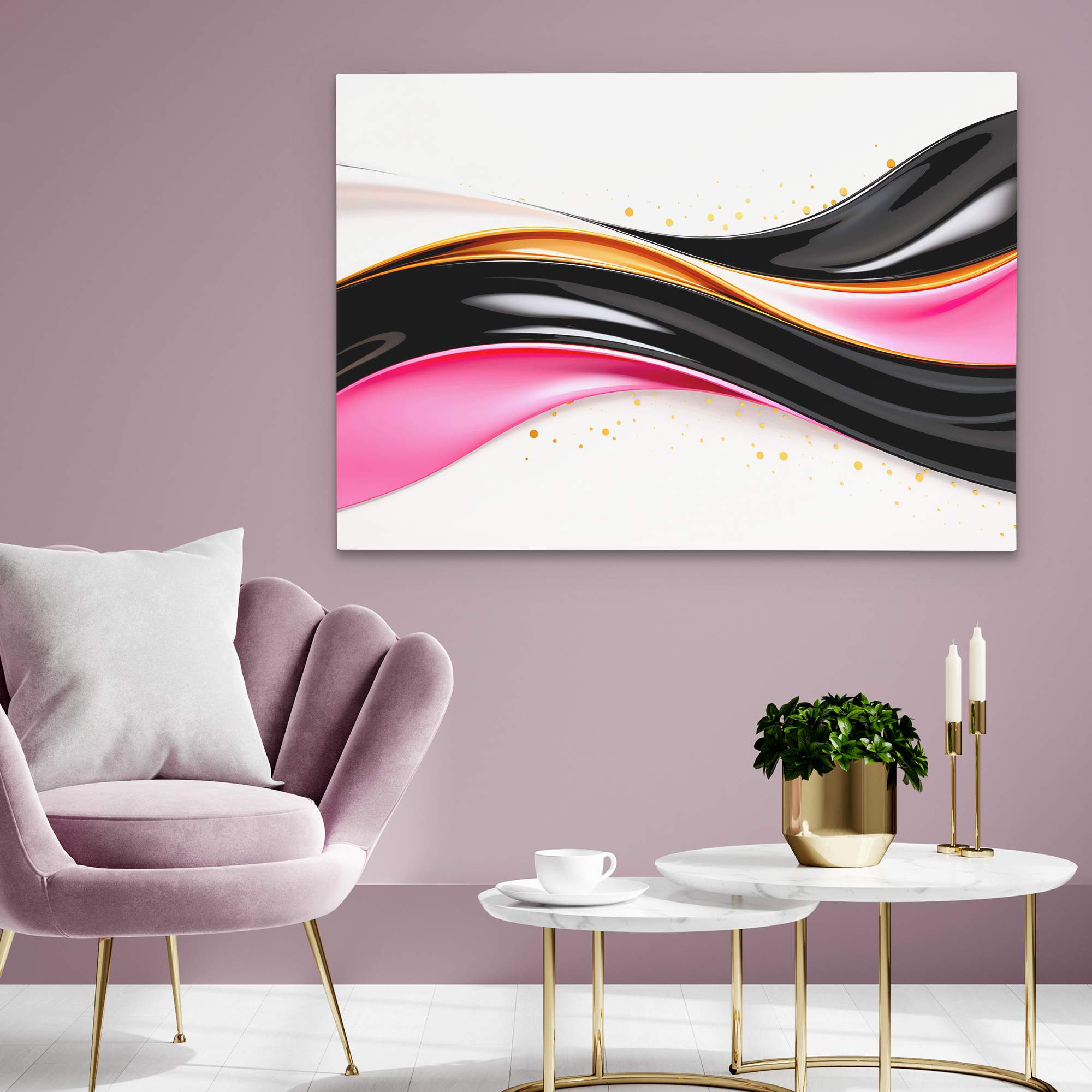 Twisting Luxe - Luxury Wall Art