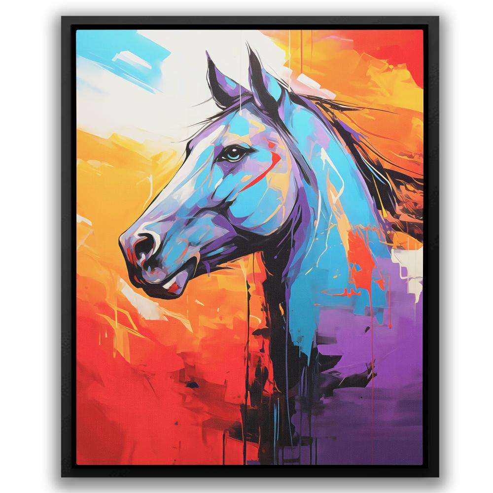 Vibrant Stallion - Luxury Wall Art