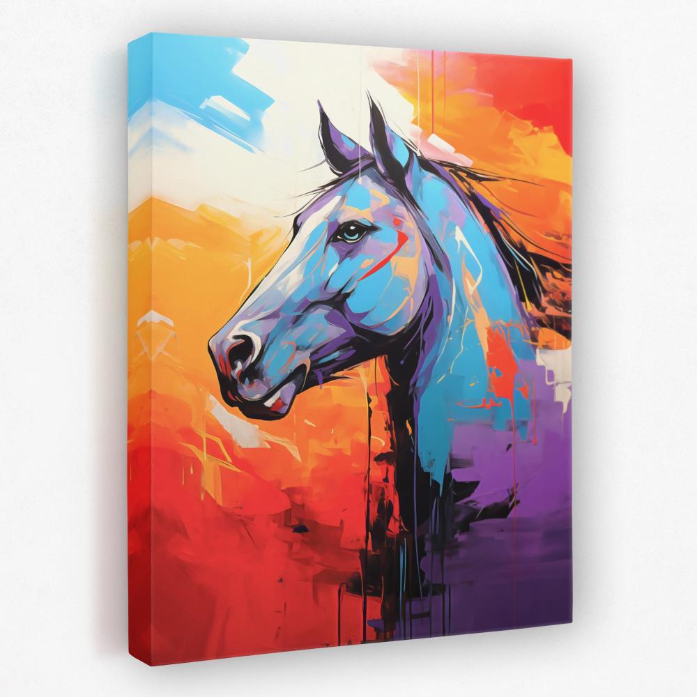 Vibrant Stallion - Luxury Wall Art