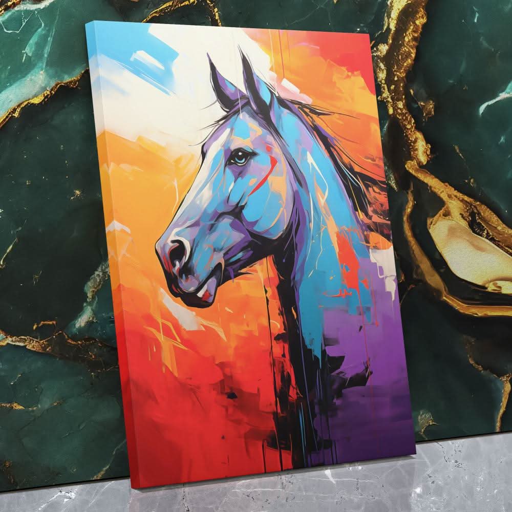 Vibrant Stallion - Luxury Wall Art