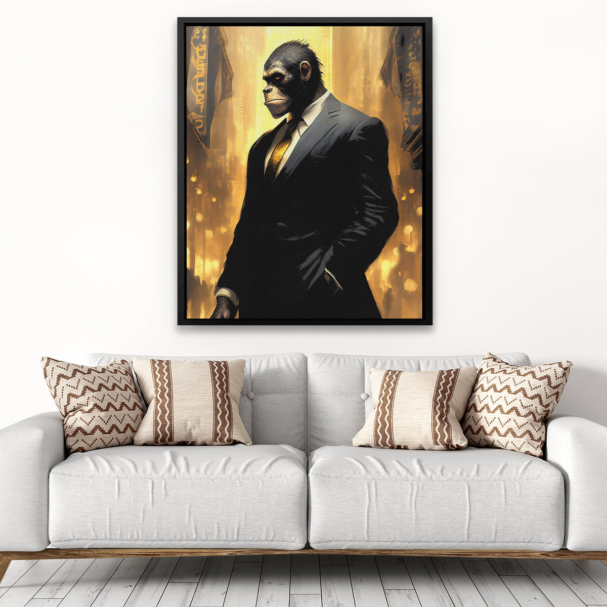 Wall Street Ape - Luxury Wall Art