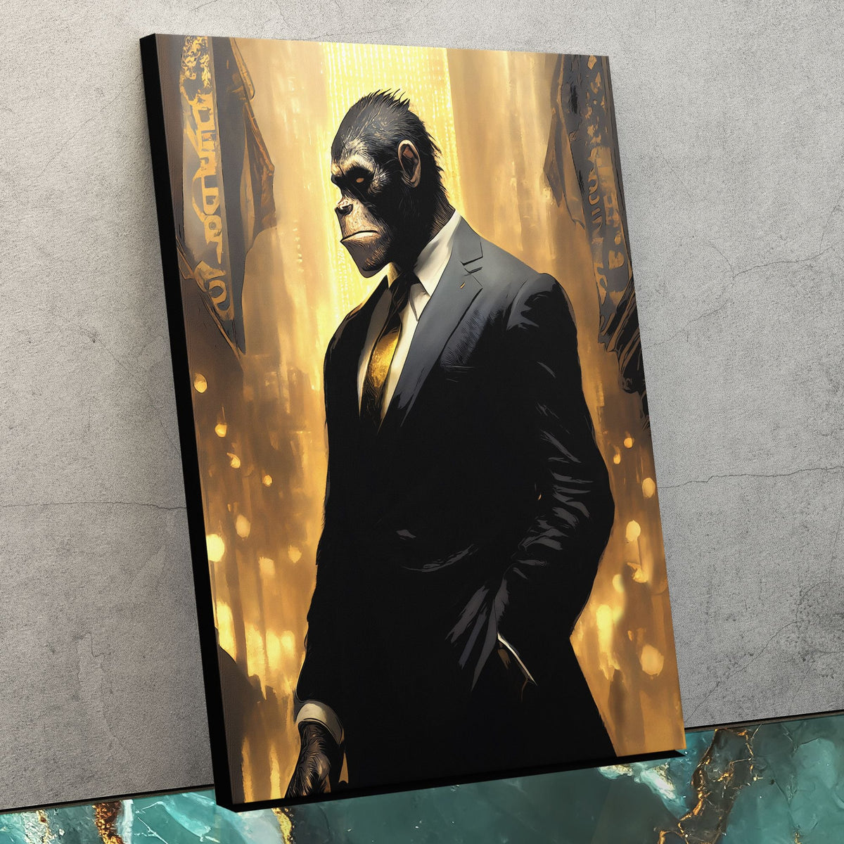 Wall Street Ape - Luxury Wall Art