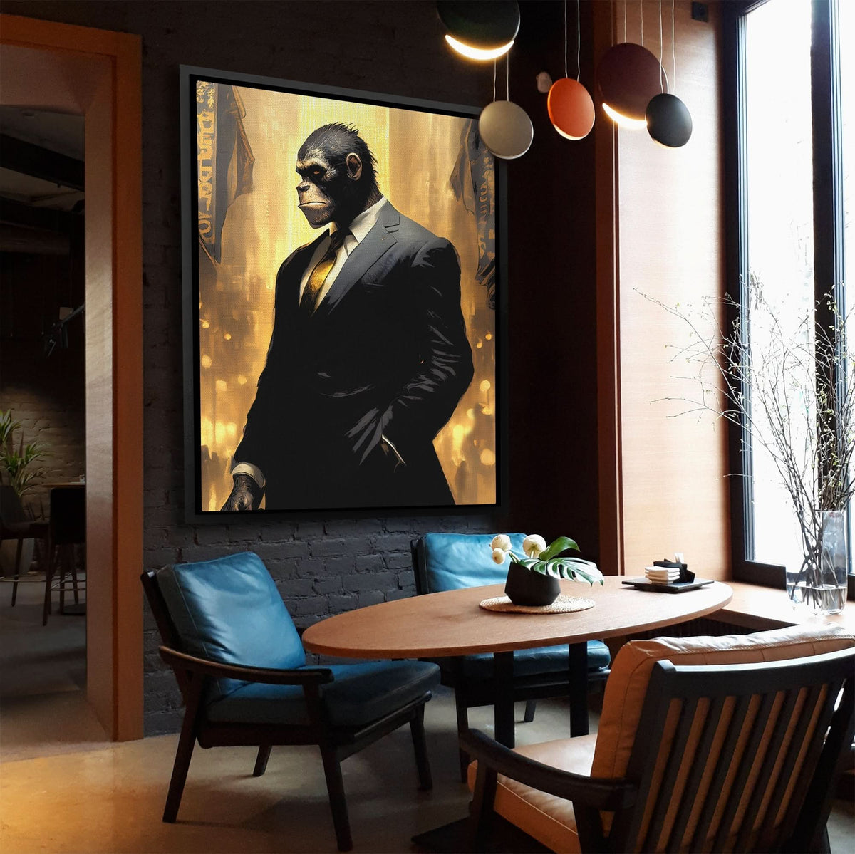 Wall Street Ape - Luxury Wall Art