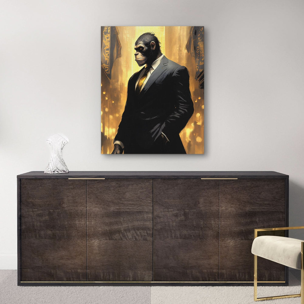 Wall Street Ape - Luxury Wall Art