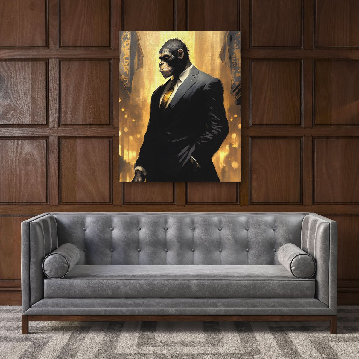 Wall Street Ape - Luxury Wall Art