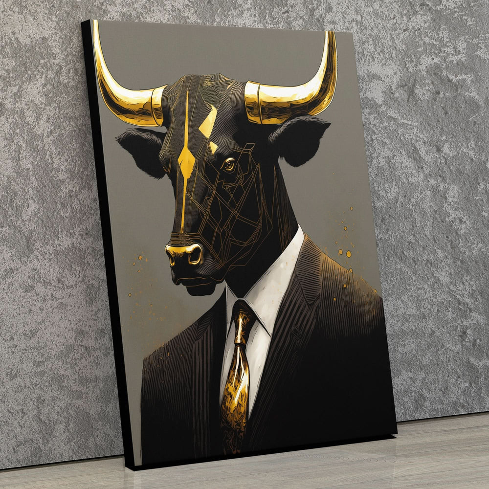 Wall Street Bull Canvas Art