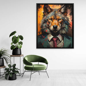 Wall Street Wolf - Luxury Wall Art