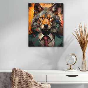 Wall Street Wolf - Luxury Wall Art