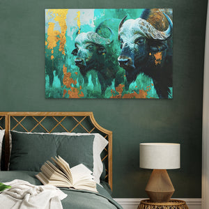 Water Buffalos - Luxury Wall Art