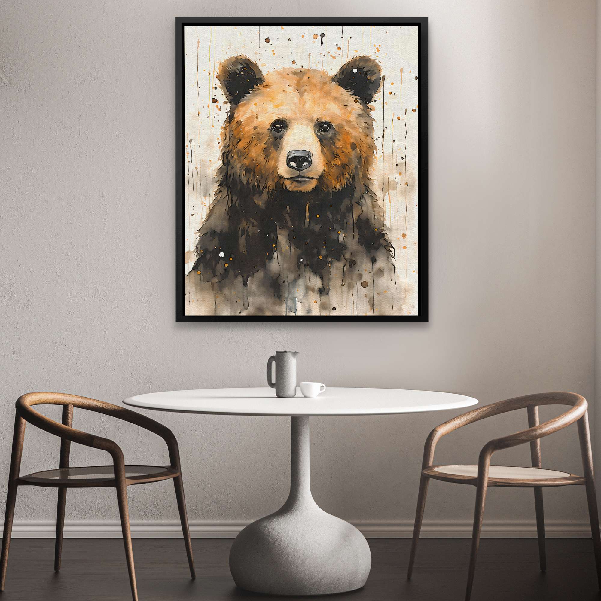 Watercolor Bear - Luxury Wall Art