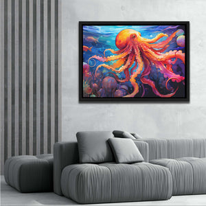 Watercolor Octopus - Luxury Wall Art
