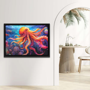 Watercolor Octopus - Luxury Wall Art