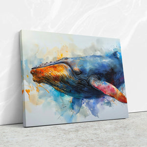 Watercolor Whale - Luxury Wall Art