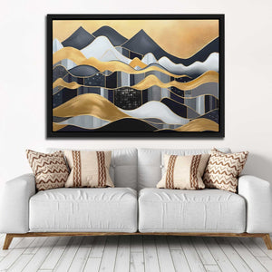 Waves of Gold - Luxury Wall Art