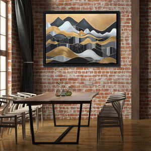 Waves of Gold - Luxury Wall Art