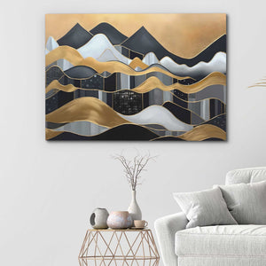 Waves of Gold - Luxury Wall Art