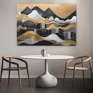 Waves of Gold - Luxury Wall Art