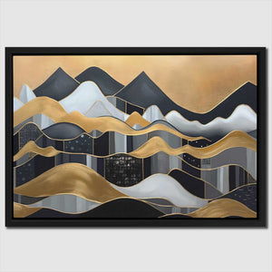 Waves of Gold - Luxury Wall Art
