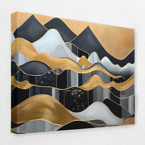 Waves of Gold - Luxury Wall Art