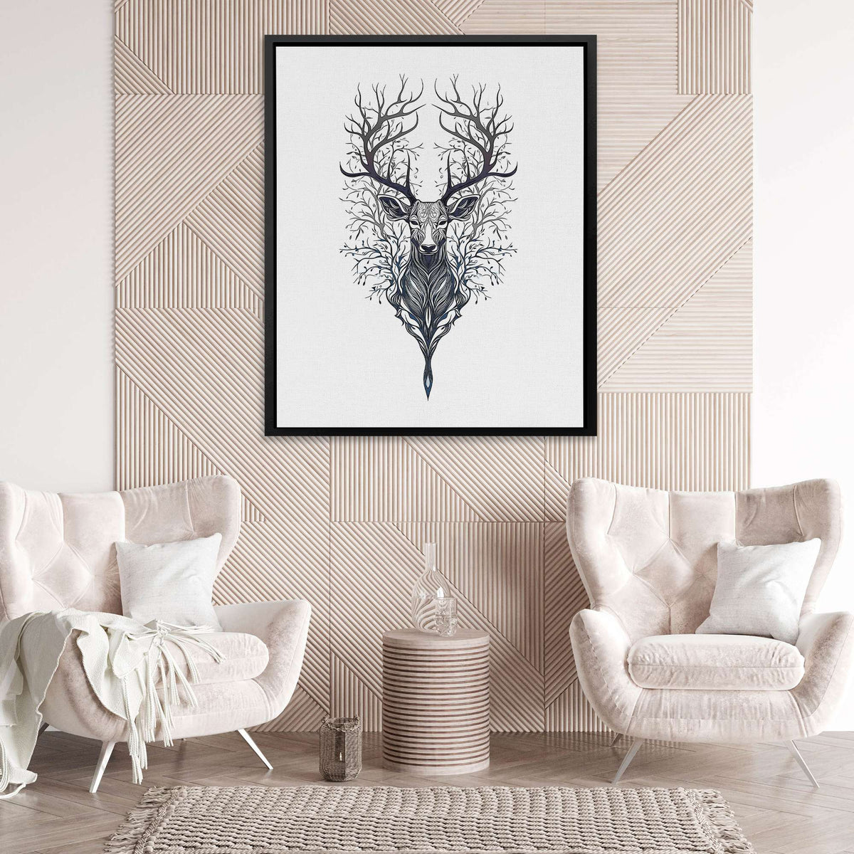 Wealthy Buck - Luxury Wall Art
