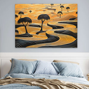Weaving Hills - Luxury Wall Art