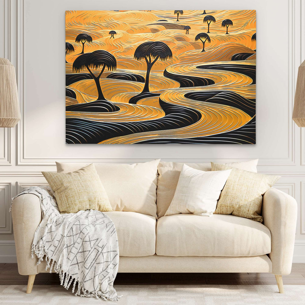 Weaving Hills - Luxury Wall Art