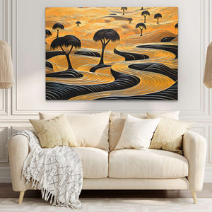 Weaving Hills - Luxury Wall Art